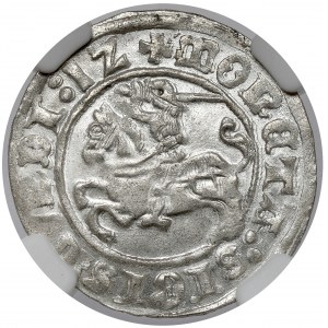 Sigismund I. der Alte, Halber Pfennig Vilnius 1512 - MA(G)G(N)NI - schön
