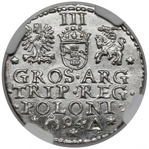 Sigismund III Vasa, Troyak Malbork 1594 - opened