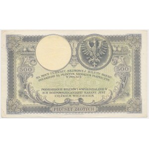 500 Zloty 1919 - niedriger Zähler