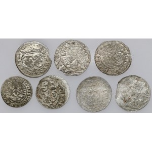 Sigismund III Vasa, Bydgoszcz, Riga and Vilnius shells (7pc)