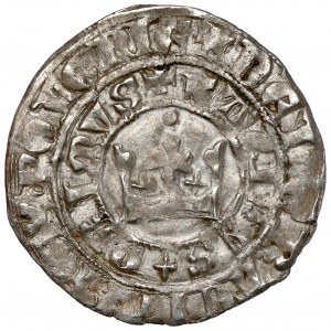Casimir III the Great, Kraków's GROSZ - KAZIRVS error - rare