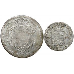 Poniatowski, TALAR 6-Zloty 1794 und Zloty 1793 (2Stück)