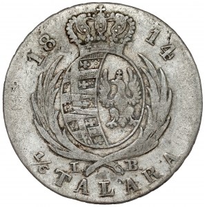 Księstwo Warszawskie, 1/6 talara 1814 I.B.