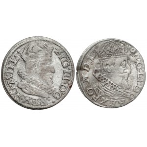 Sigismund III. Vasa, Vilniuser Pfennig 1625-1626, Satz (2St.)