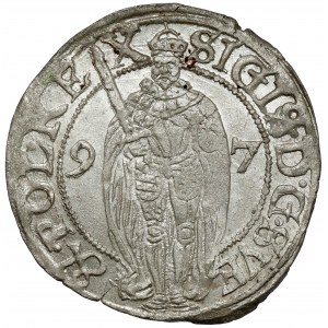 Sigismund III Vasa, 1 öre 1597, Stockholm - KRÁSNÁ