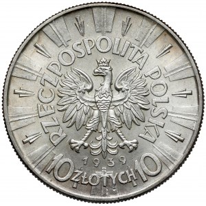 Piłsudski 10 złotych 1939