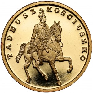 GOLD Triptych 200,000 gold 1990 Kosciuszko - mintage of 13 pieces (!).