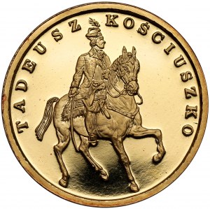 ZŁOTY Tryptyk 200.000 złotych 1990 Kościuszko - nakład 13 sztuk (!)