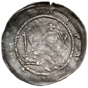 Jindřich II. Pobožný 1238-1241, denár - svatý Václav / svatý Adalbert
