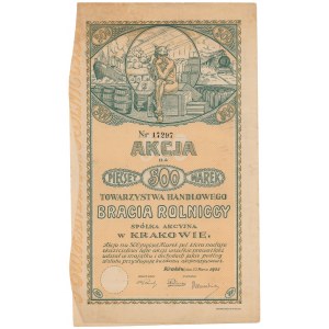 Tow. handlowy BRACIA ROLNICCY, 500 mkp 1921