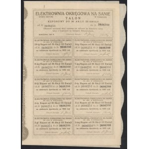 Elektrownia Okręgowa na Sanie, Em.3, 50x 1.000 mkp 1923