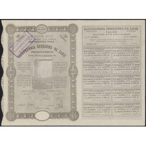 Elektrownia Okręgowa na Sanie, Em.2, 50x 1.000 mkp 1923