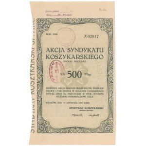 Syndykat Koszykarski, Em.1, 500 mkp