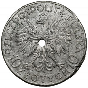 Sobieski 10 Zloty 1933 - Zeitfälschung