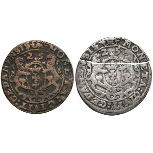 Zygmunt III Waza, Orty Gdańsk 1625 - falsyfikaty z epoki (2szt)