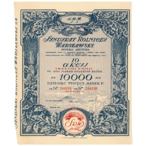 Varšavský poľnohospodársky syndikát, Em.3, 10x 1 000 mkp 1923