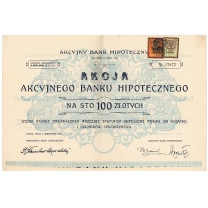Akciová hypoteční banka Em.13, 100 PLN 1926