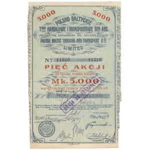 Polsko-baltská obchodní a dopravní společnost, Em.2, 5x 1 000 mk