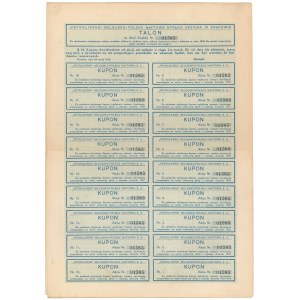 PETROLIFERE Belgian-Polish Petroleum Sp., Em.1, 10.000 mk 1923