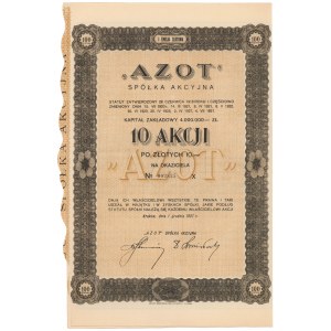 AZOT Sp. Akc., Em.1, 10x 10 zl 1927