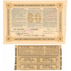 Kalisz, TKM, Pledge letter for 60 zloty 1925