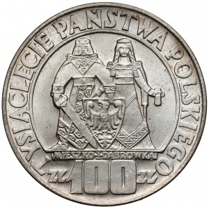 100 zloty 1966 Mieszko and Dabrowka