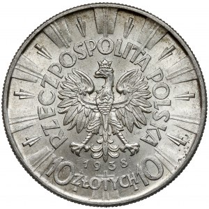 Pilsudski 10 zloty 1938