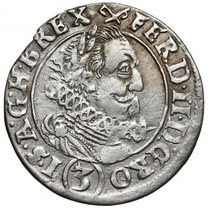 Śląsk, Ferdynand II, 3 krajcary 1627 HR, Wrocław