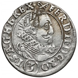Schlesien, Ferdinand II, 3 krajcara 1627 HR, Wrocław