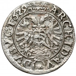 Slezsko, Ferdinand II, 3 krajcara 1629 HR, Wrocław