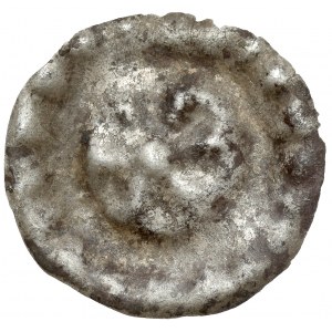 Silesia, Brakteat - six-point rosette with spheres