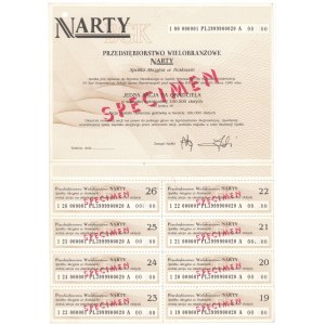 NARTY Przedsiębiorstwo Wielobranżowe, SPECIMEN 100.000 ZŁ