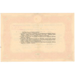 Poznań, PZK, Pledge letter 100 zloty 1925