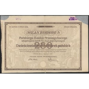 Polish Industrial Bank, 25x 280 mkp January 1921