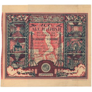 Zjednoczeni Polscy Przemysłowcy Metalowi, Em.1, 100x 1.000 mkp 1923