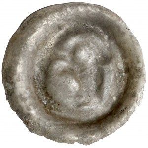 Brakteat - Hlava gryfa vpravo - Štetín (Pomoransko)