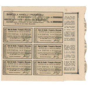 Bank for Trade and Industry, Em.11, 100x 1,000 mkp 1923