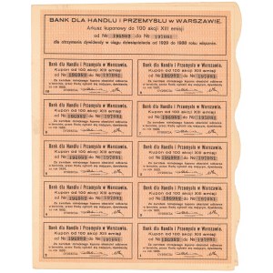 Banka pre obchod a priemysel, Em.13, 100x 100 zlotých 1928