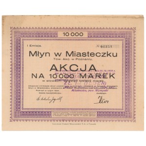 Mlyn v obci, Em.1, 10 000 mkp 1924