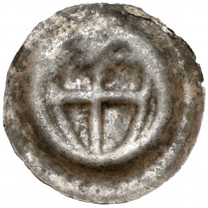 Krížový rád, Brakteat - štít s krížom (1307-1318) - hviezda - imitácia?