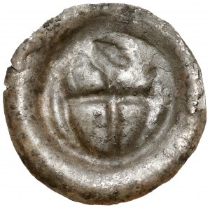 Deutscher Orden, Brakteat - Schild mit Kreuz (1307-1318) - Stern - Nachahmung?