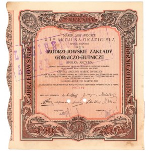 Modrzejowskie Zakłady Górniczo-Hutnicze, Em.7, 500 mkp 1923