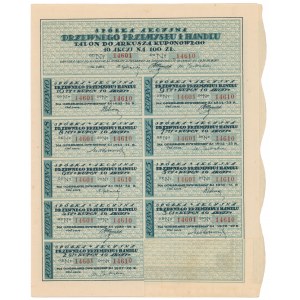 Company Akc. of Wood Industry and Trade, 10x 10 zloty - privileged