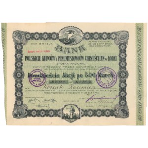 Bank of Polish Merchants and..., Em.3, 20x 500 mkp