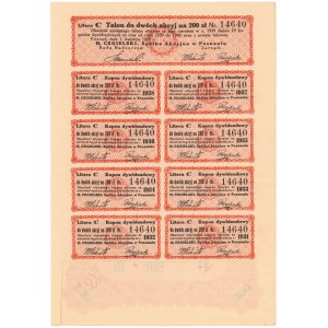H. CEGIELSKI Tow. Akc., 2x 100 zł 1929