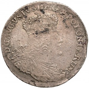 Augustus III Sas, Leipzig 1753 double gold coin - 8 GR - efraimek
