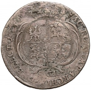 Augustus III Sas, Leipzig 1753 double gold coin - 8 GR - efraimek