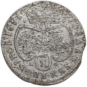 John II Casimir, Sixth of Poznań 1661 NG - IOAN - b.rare