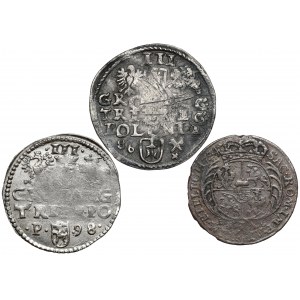 Bathory, Žigmund III a August III, Trojka 1586-1754 (3ks)