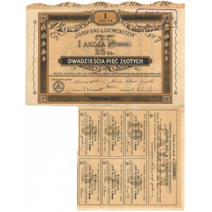 LILPOP, RAU &amp; LOEWENSTEIN, £25 1925